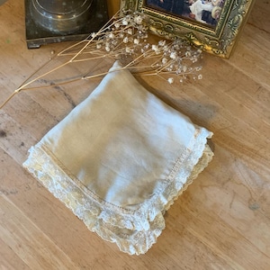 Lace vintage handkerchief, handkerchief, handkerchief for women,embroidered vintage handkerchief, wedding handkerchief