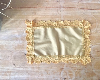 Vintage Handkerchief Yellow