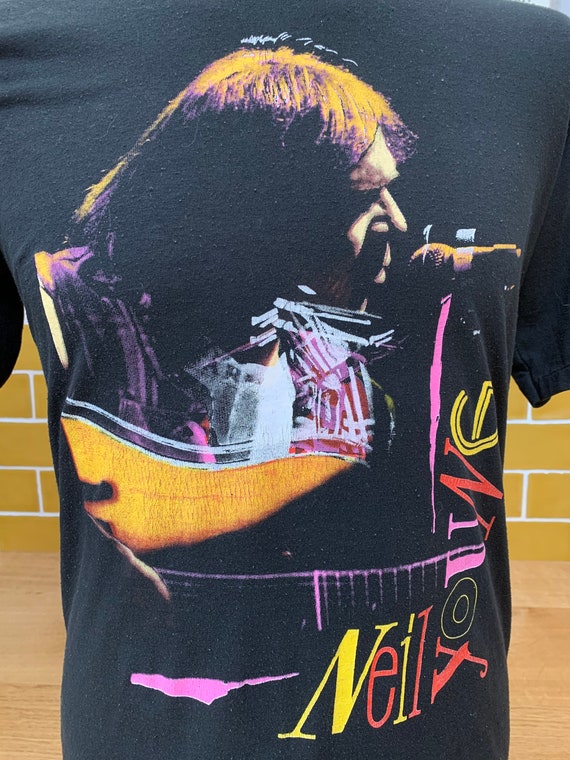 Vintage 1987 Neil Young & Crazy Horse tour shirt - image 2