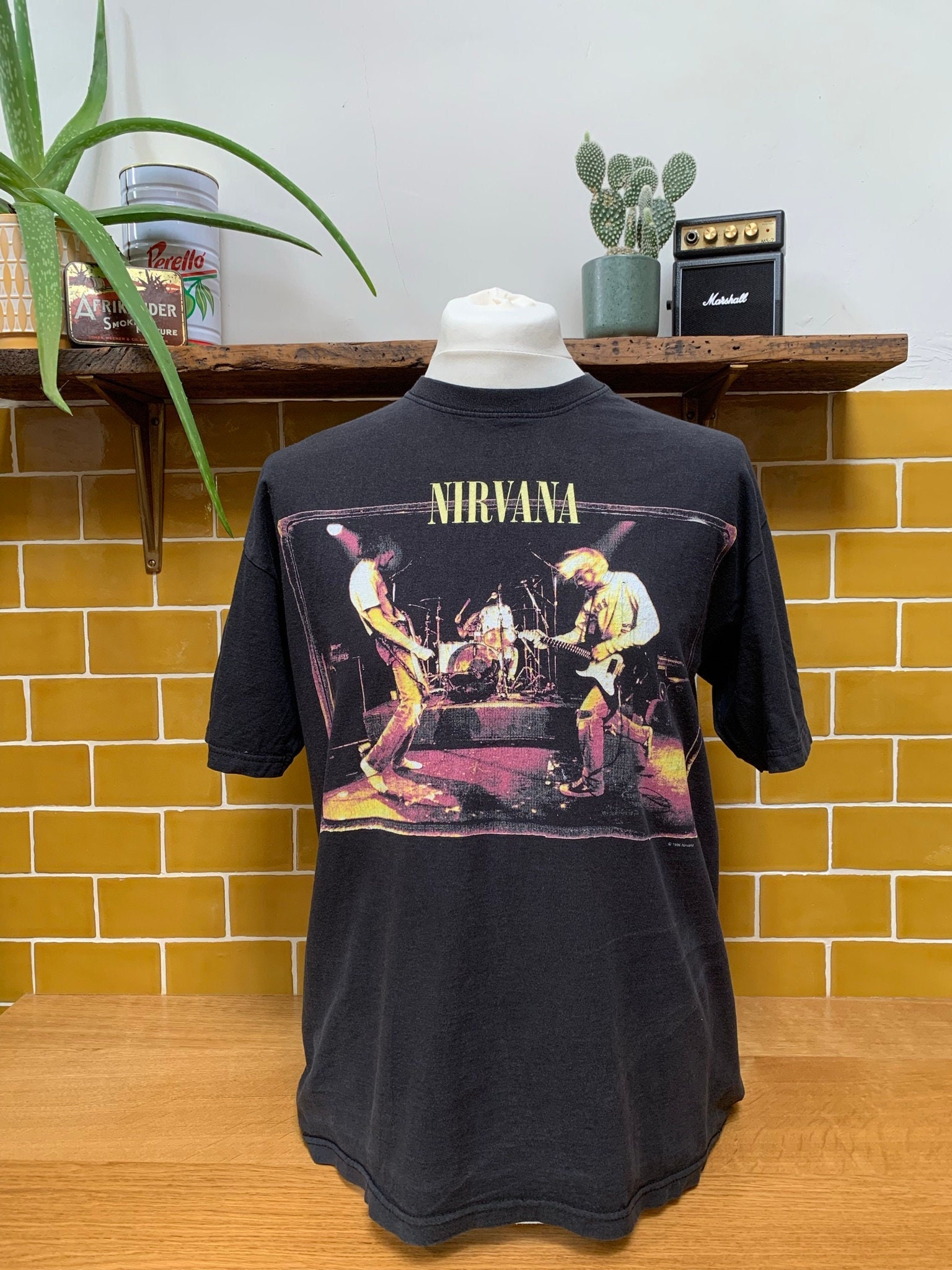 Vintage Nirvana From the Muddy Banks of the Wishkah T Shirt 1996 