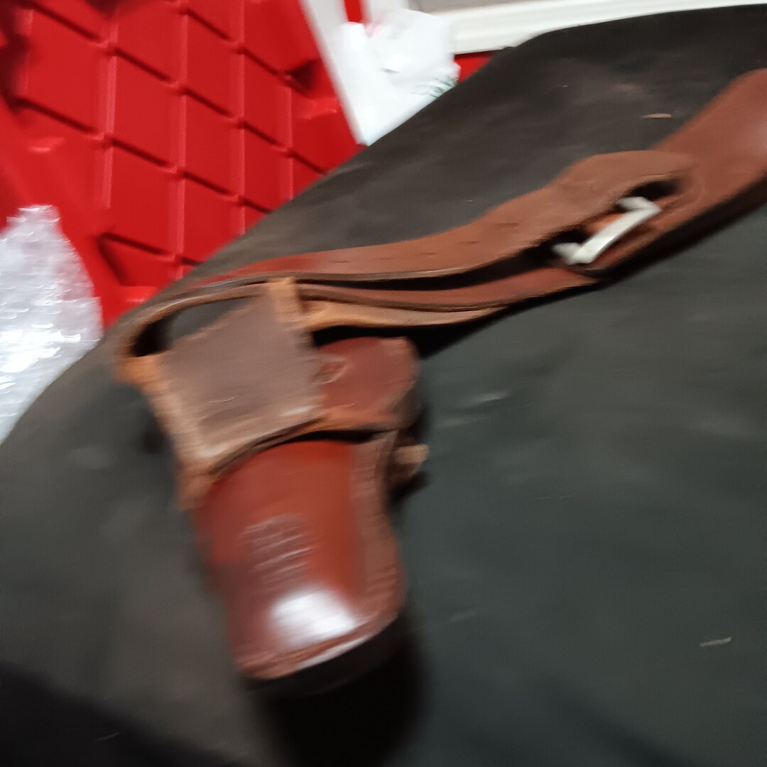 Gun Belt and Holster Heavy Duty Leather Vintage Etsy