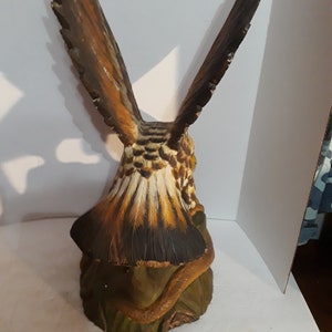 Eagle hand carved from mexico image 3