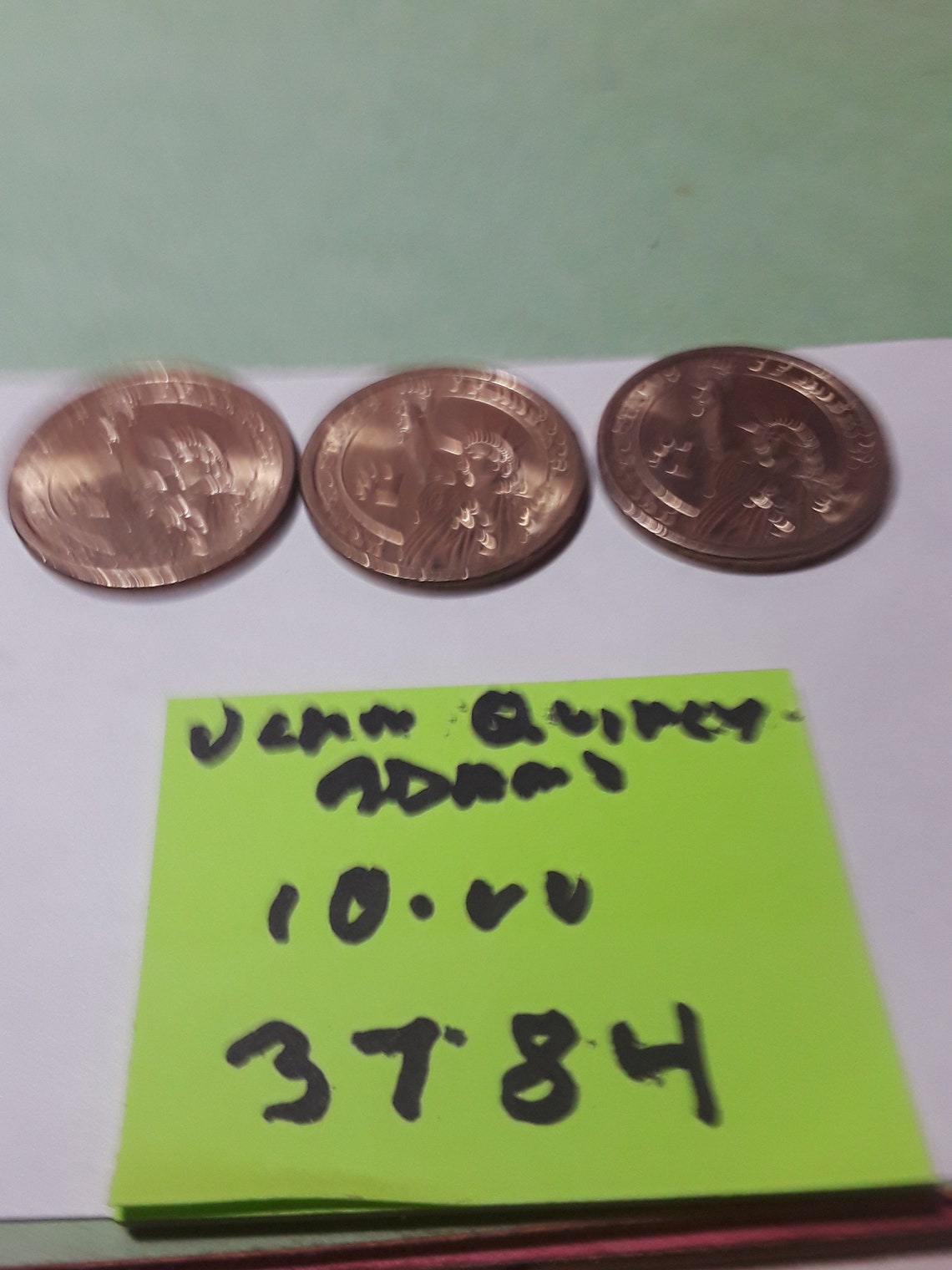 John Quincy Adams one dollar gold coin Etsy