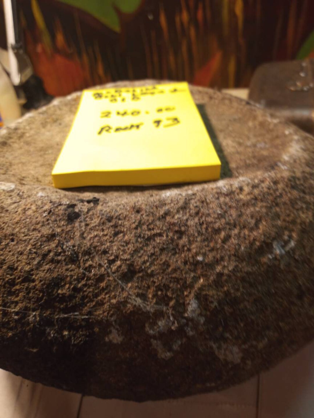 Medicine Bowl Rock Hand Carved by the People of the Dominican Republic