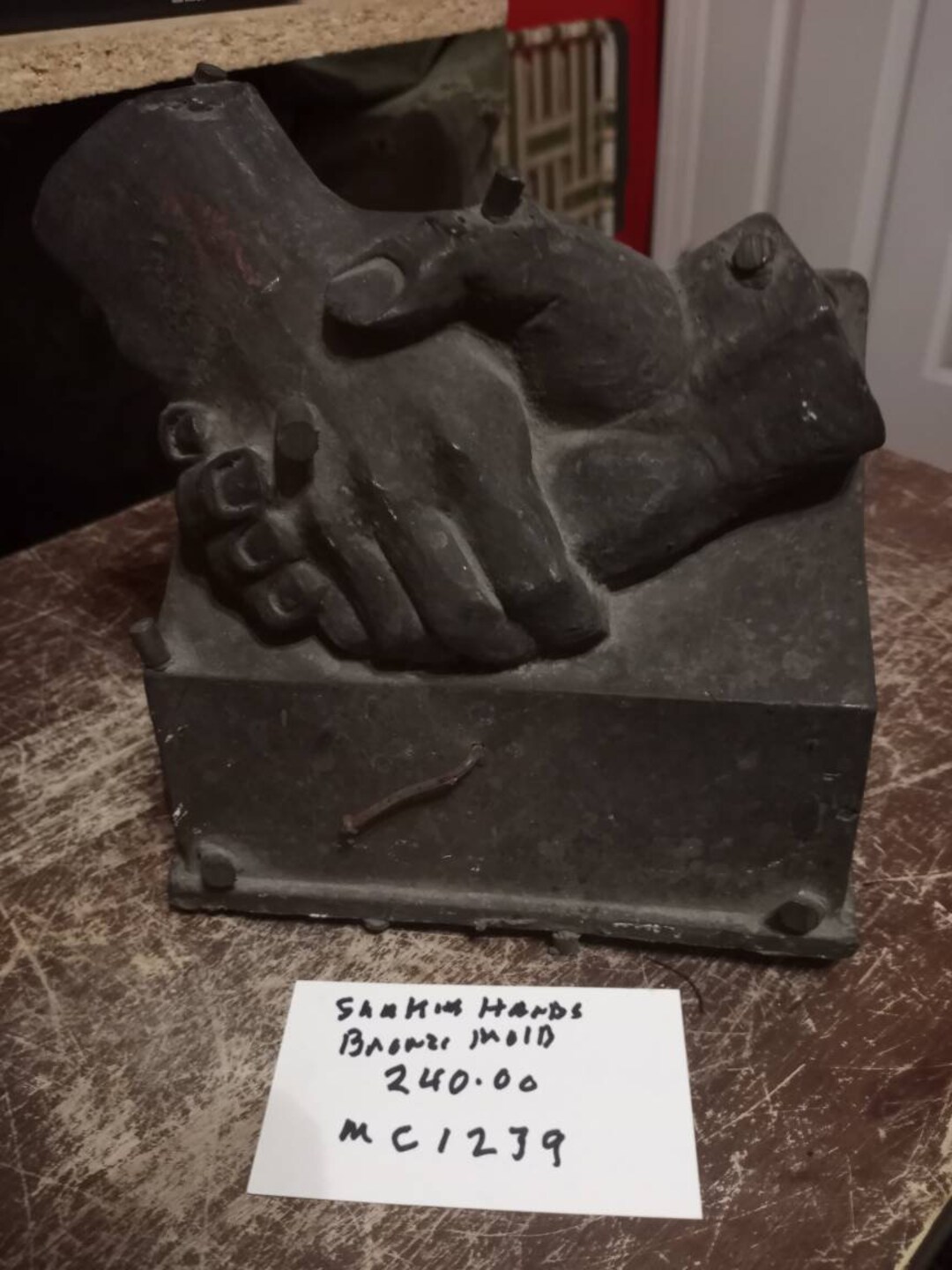 Shaking Hands Bronze Mold Casting From Roman Bronze Scarce Etsy