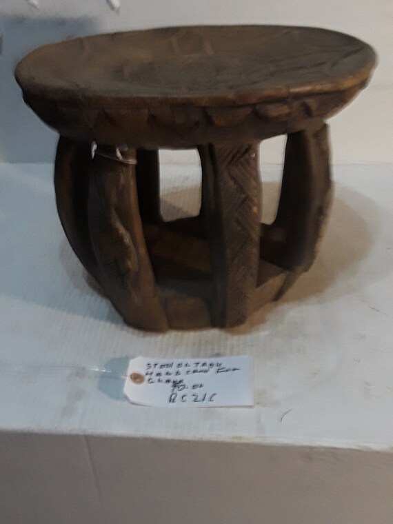 Table Hand Carved From Ghana Etsy