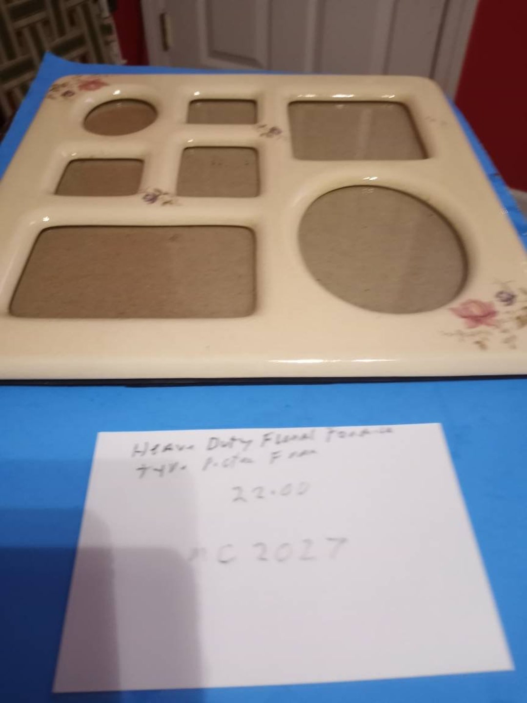 Heavy Duty Floral Table Formica Type Picture Frame - Etsy