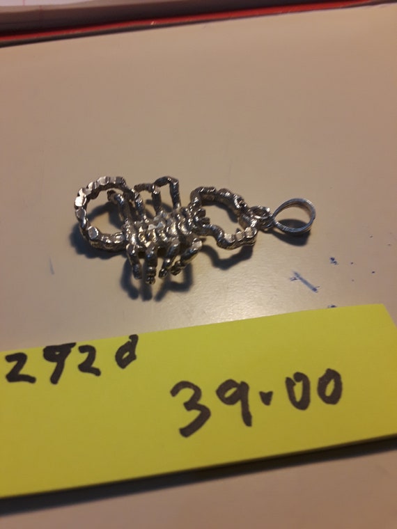 Scorpion large. 925 silver