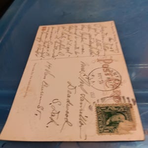 Postal de caimán, Puerta de la Ciudad Vieja, San Agustín, Florida, vintage y escasa, PC 466