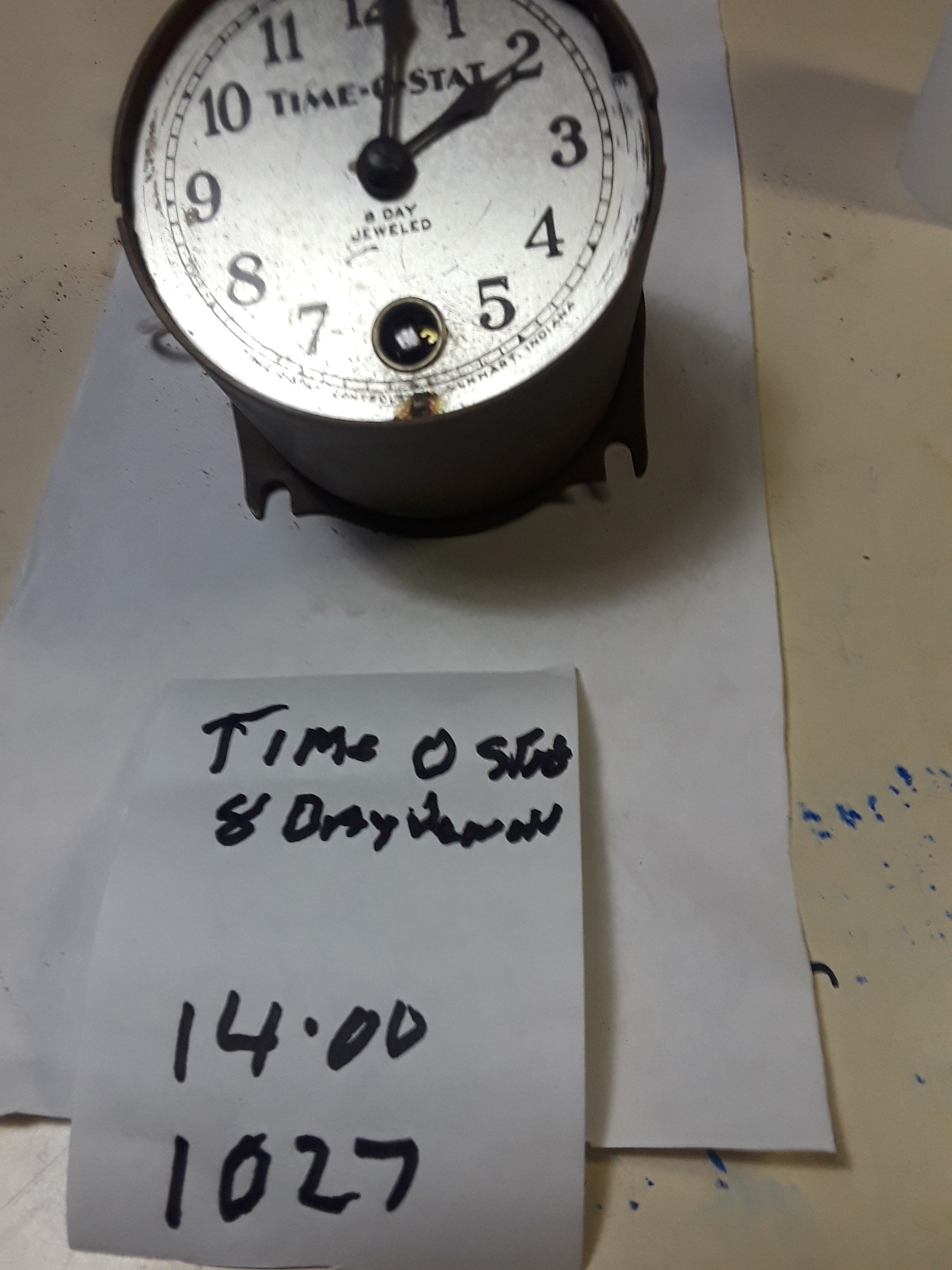 Time o stat a day jeweled clock not working Etsy