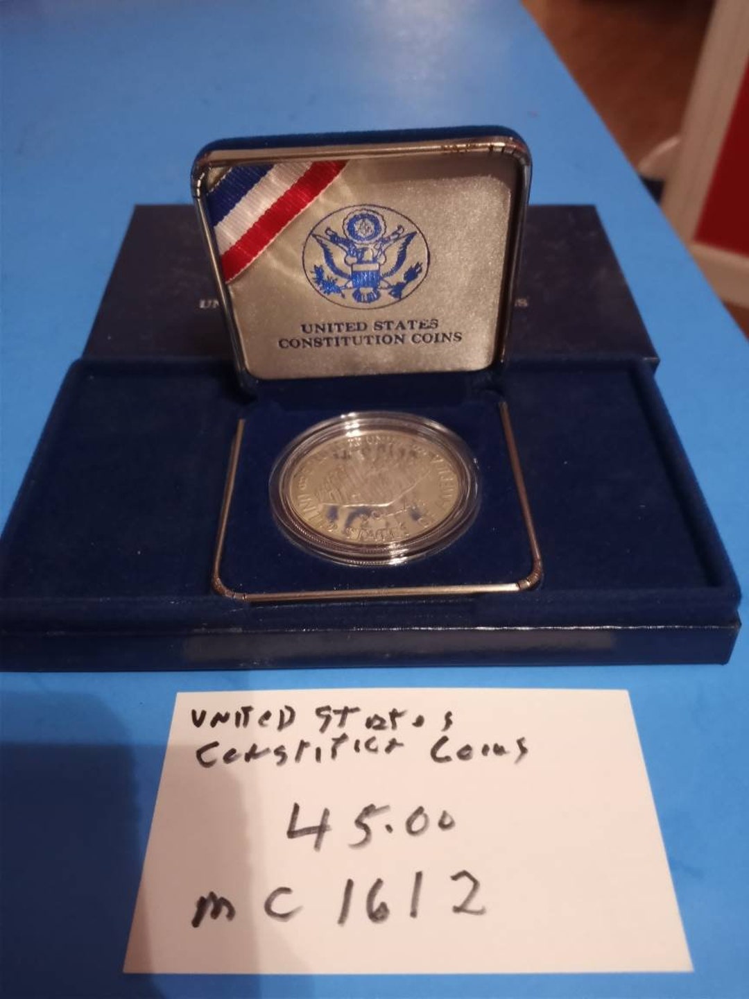 United States Constitution Coins in Box Silver Etsy