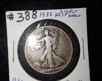 Pièce de monnaie argent demi dollar