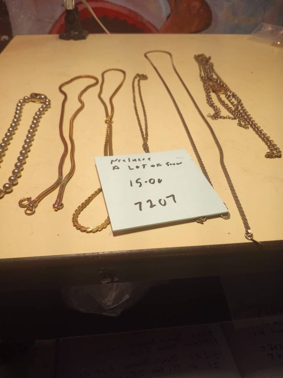 Lot of six vintage necklaces