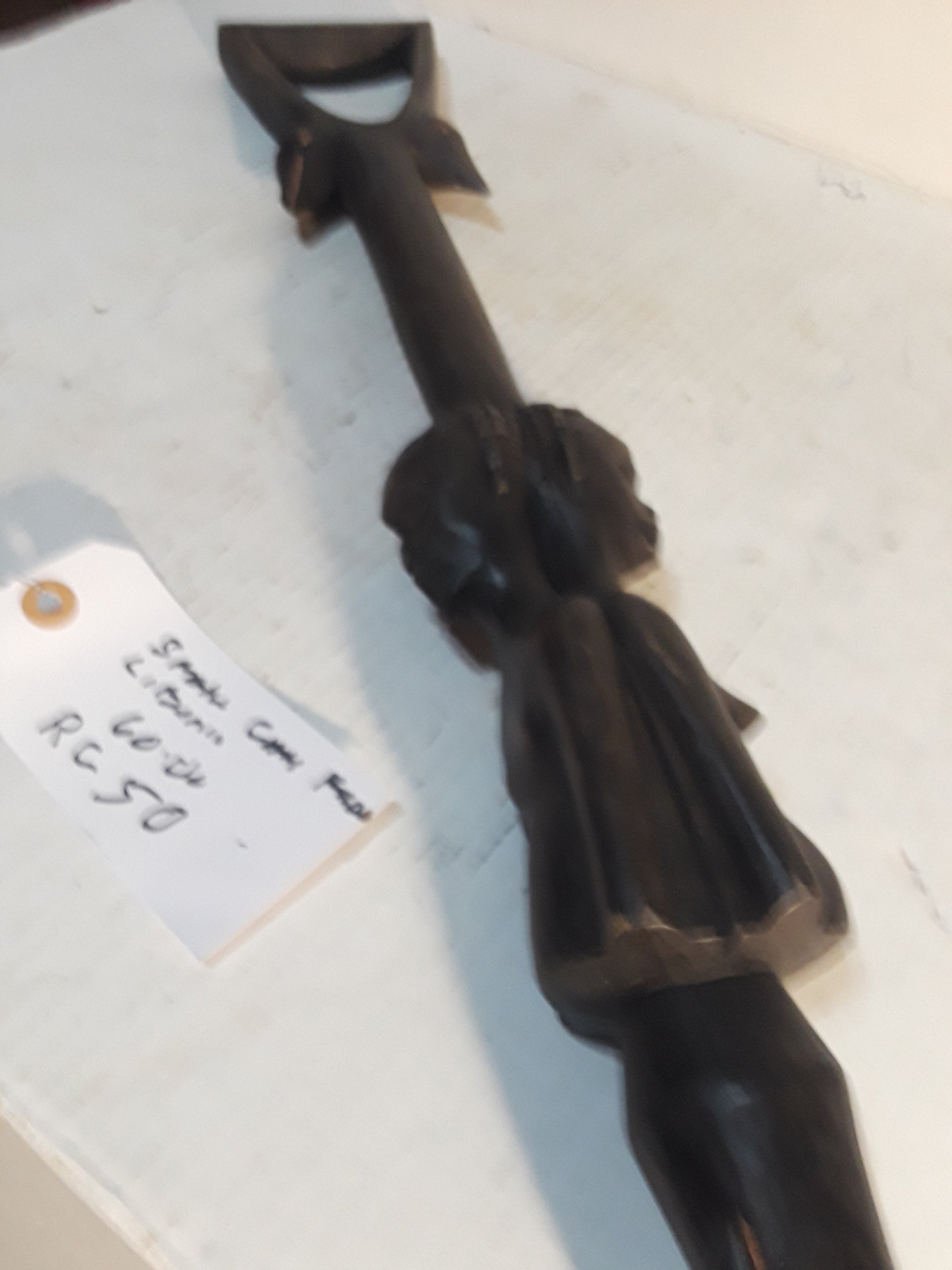 Snake cane from Ghana wood carved Etsy