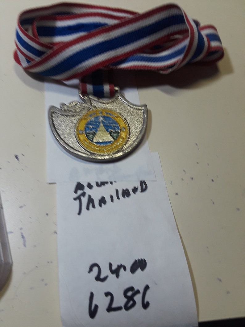 Award medallion from Thailand