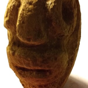 Face Rock Hand Carved by People of Dominican Republic - Etsy