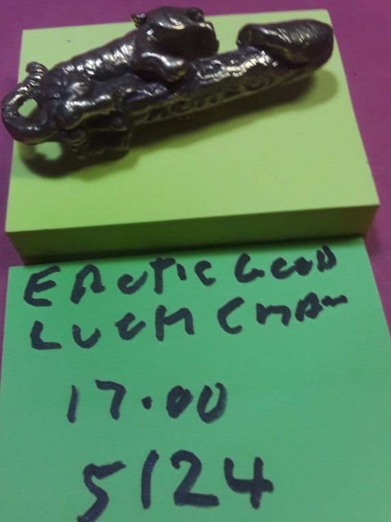Erotic good luck charm   from Thailand bronze