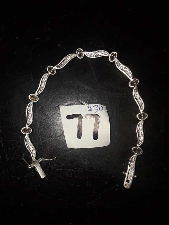 Bracelet silver 925 stones - image 2