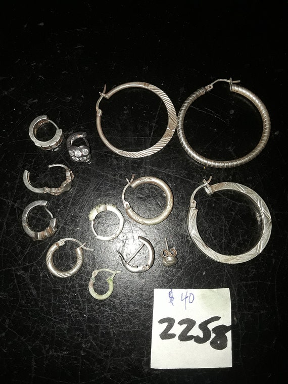 Earrings silver 925 assorted