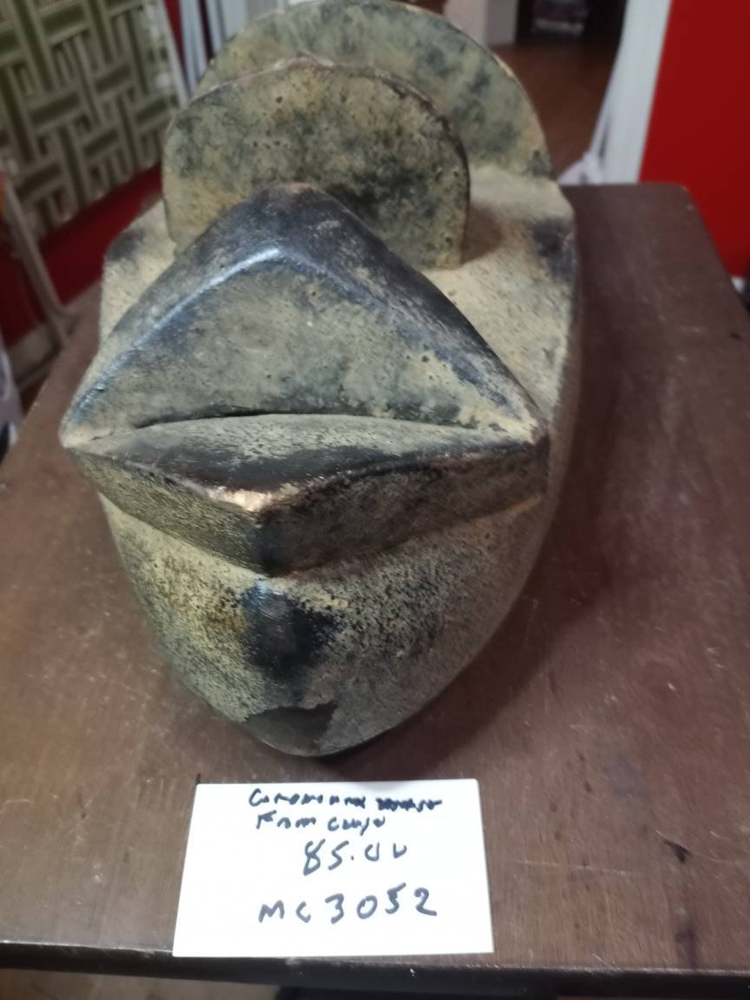 Ceremonial Mask Hand Carved From the Congo Very Good Condition - Etsy