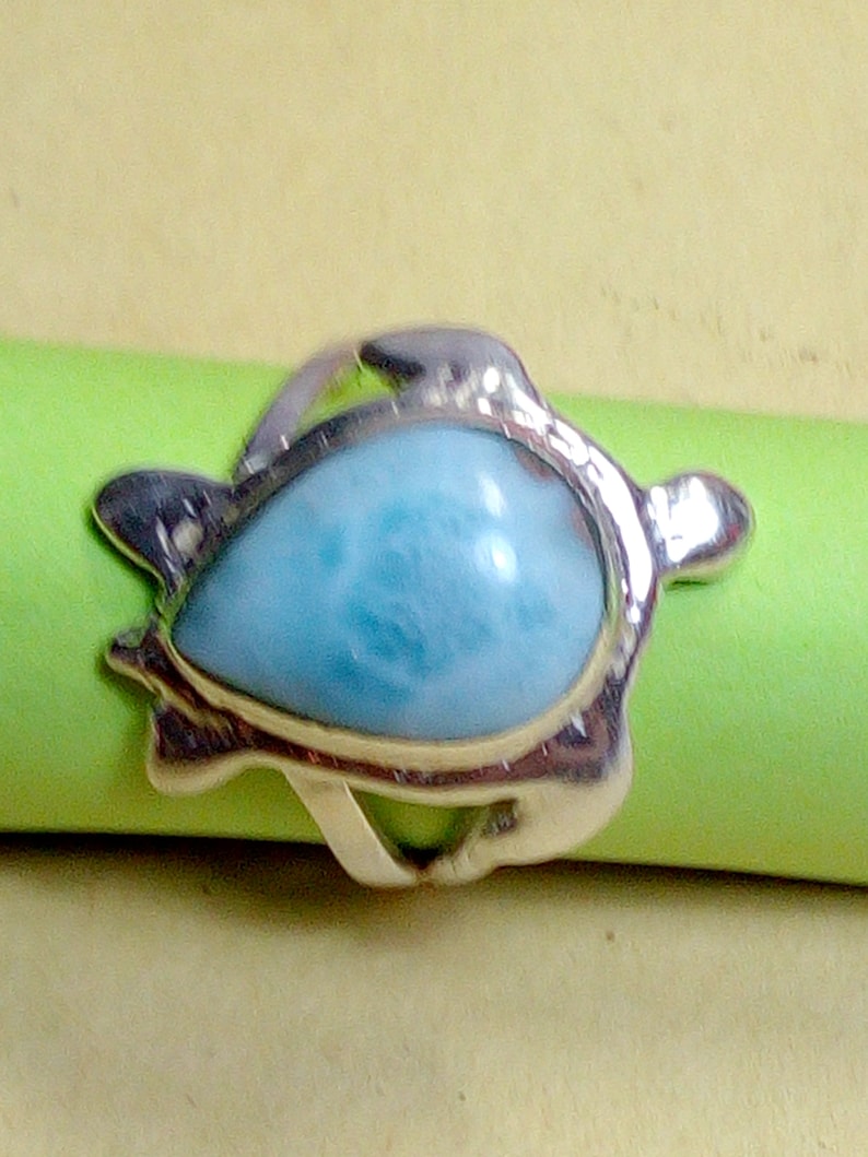 Ring larimar stone and silver 925 New