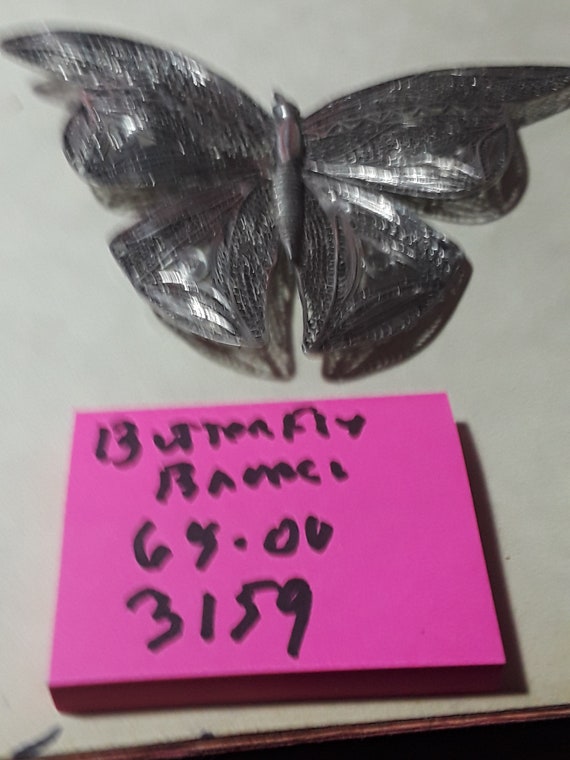 Butterfly broach silver 925