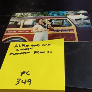 Alma und ihre Schlangen Marathon Florida Vintage-Postkarte selten PC 349