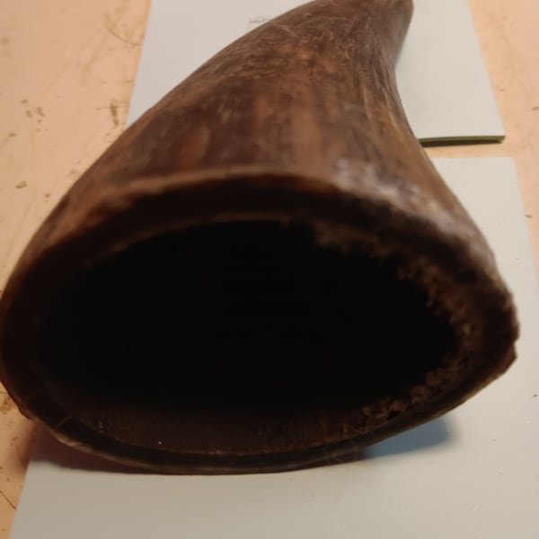 Wood carved penis with holes in it with writing on it might be an instrument of some kind from Thailand