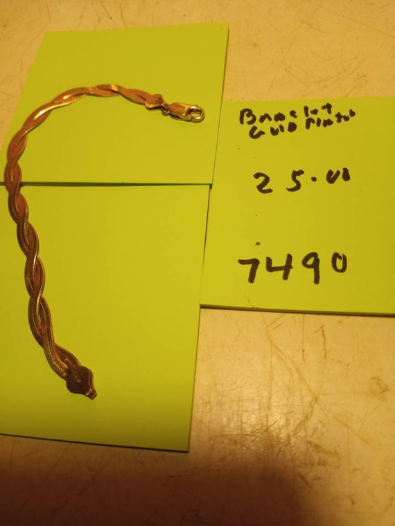 Vintage gold plated 925 Gem