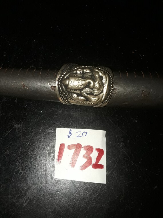 Ring silver 925 elephant - image 1