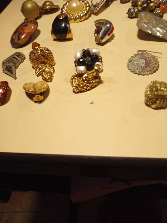 Earrings lot of twenty assorted vintage - image 5