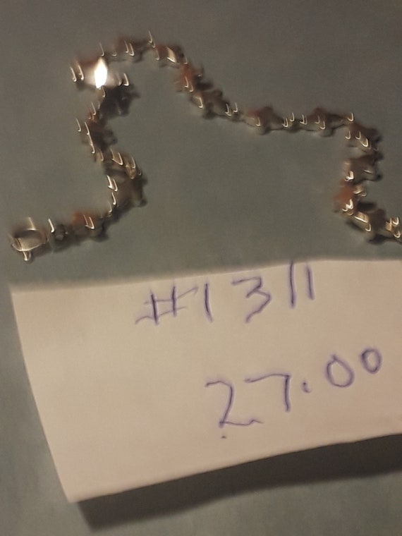 Silver. 925.  All crosses braclet