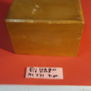 Caja de la tarjeta de archivo.  Madera vieja