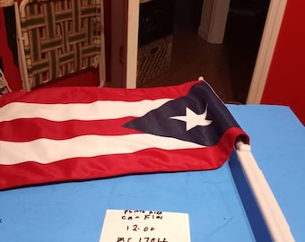 Puerto Rico car flag new