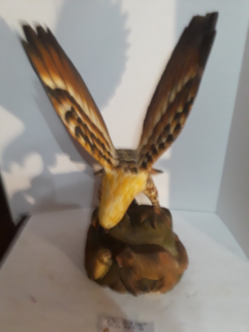 Eagle hand carved from mexico image 1