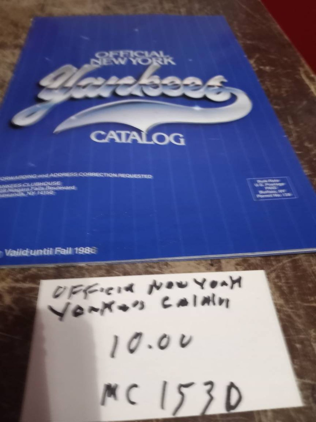 Official New York Yankees Catalog Fall 1986 Etsy