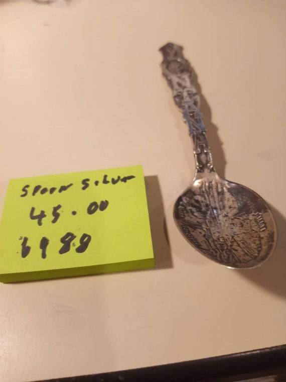 Spoon decorative silver 925 very condition - image 1