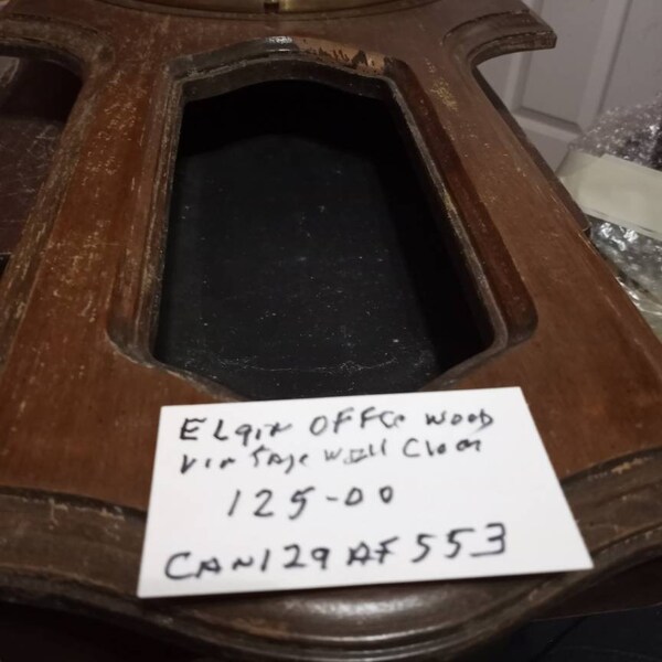 Elgin Wall Clock Etsy