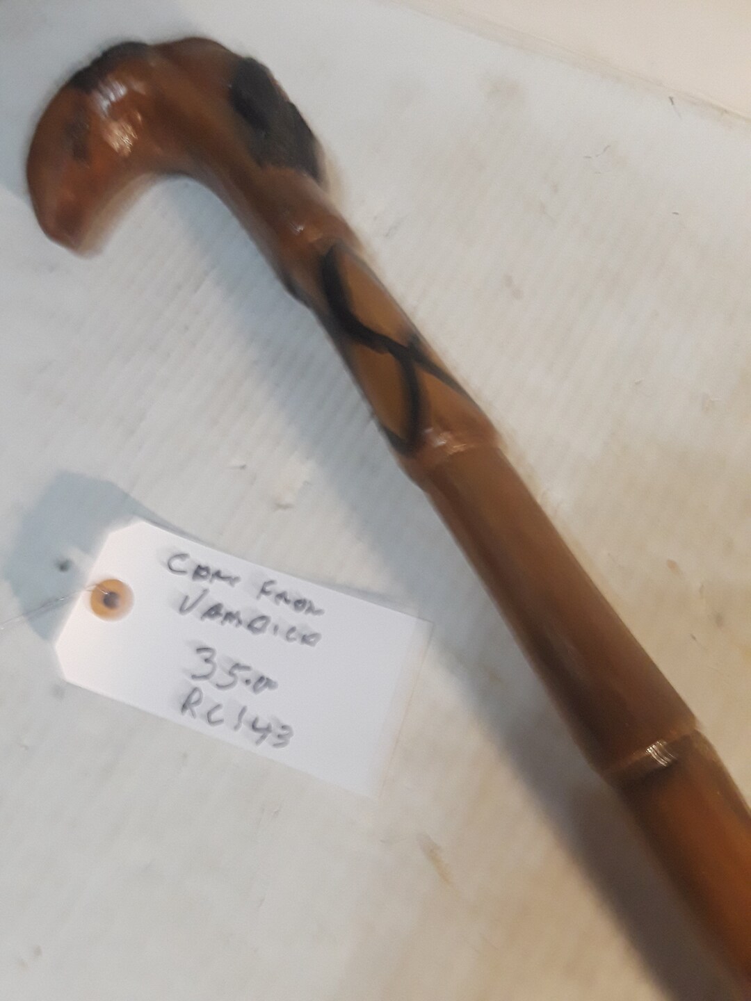 Cane Wood Carved From Jamaica Etsy