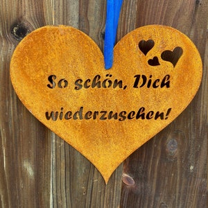 Herz zum Hängen &quot;So schön, Dich wiederzusehen&quot;
