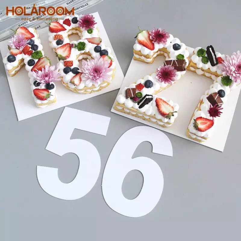 Cake Decorating Tools 0-8 Number Cake Mold Confeitaria Maker Birthday Cake Design Pastry Tool 12 inch