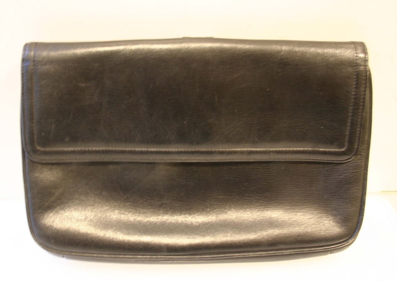 Goldpfeil Vintage Tasche, Leder Clutch, Original 50er Bild 4