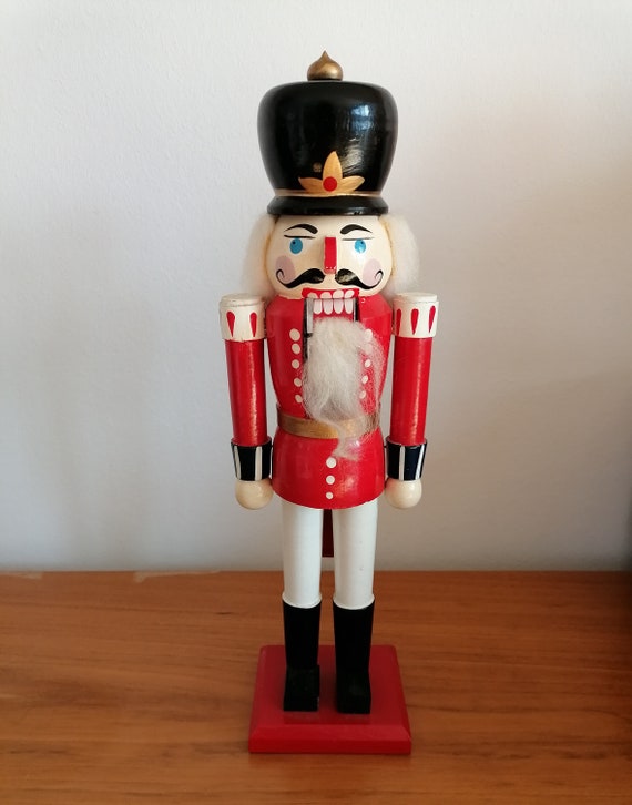 Nutcracker Erzgebirge Old Vintage Nutcracker Ca. 35 Cm Etsy