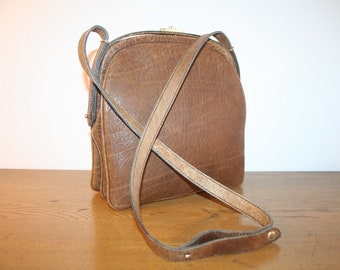 Goldpfeil Caracciola Bag, Classic Vintage Women's Handbag, Brown