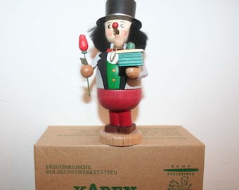 エルツ山くるみ割り人形、古いビンテージくるみ割り人形、ナチュラル