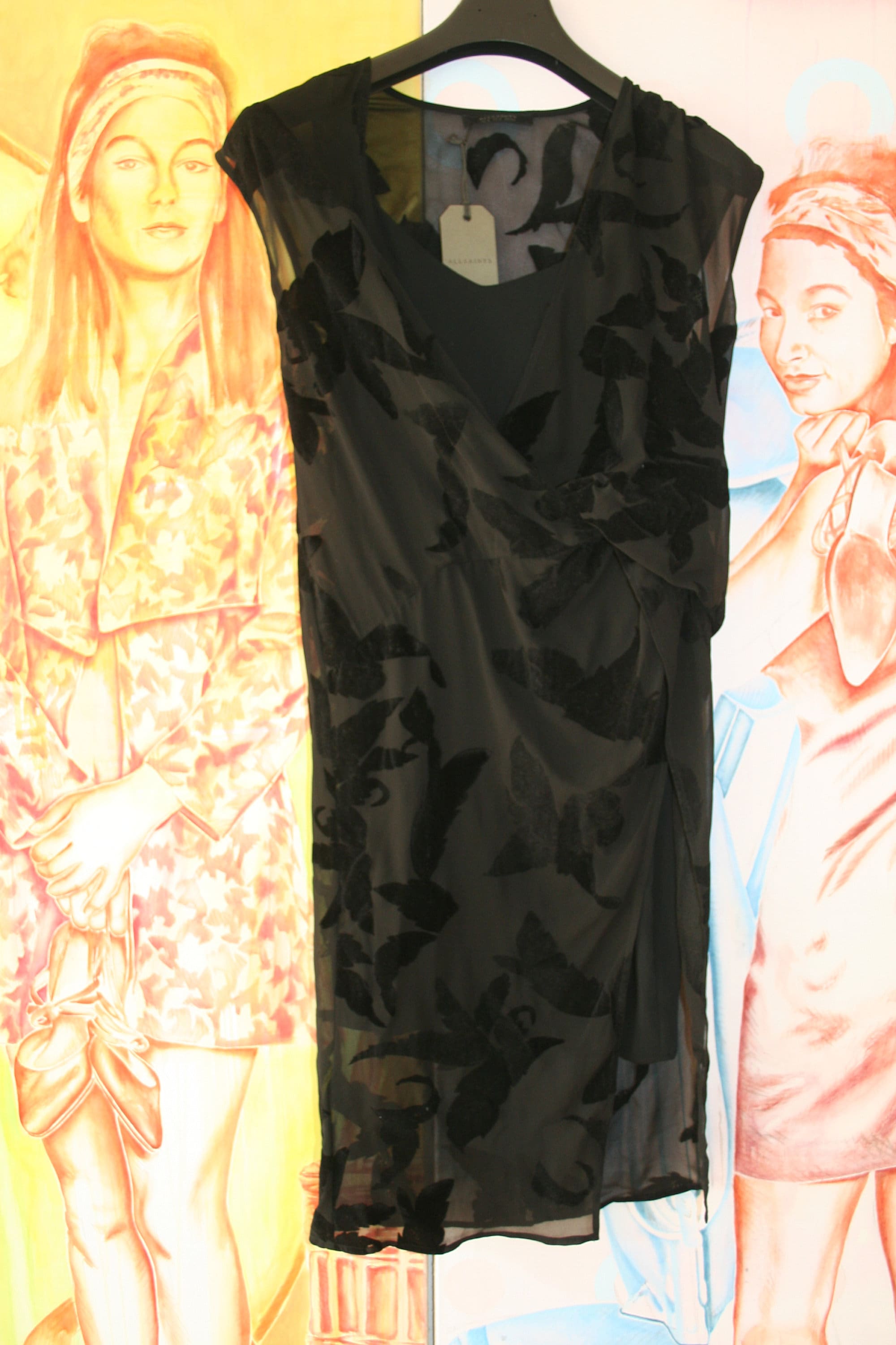 all saints black floral dress WW40860] Alice McCall main image 0