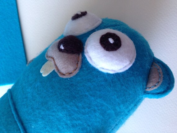 The Talisman Programming Language Golang Toy Gopher Of Felt Etsy