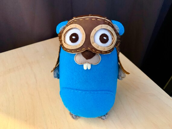 Gopher Mascot Golang Gopher Developer Go Gift For The Go Etsy