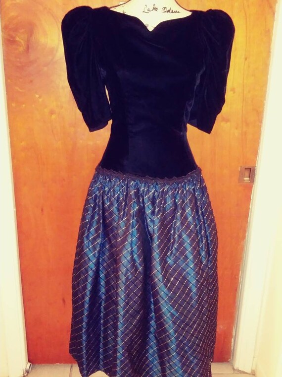 Vintage Scott McClintock Velvet Dress