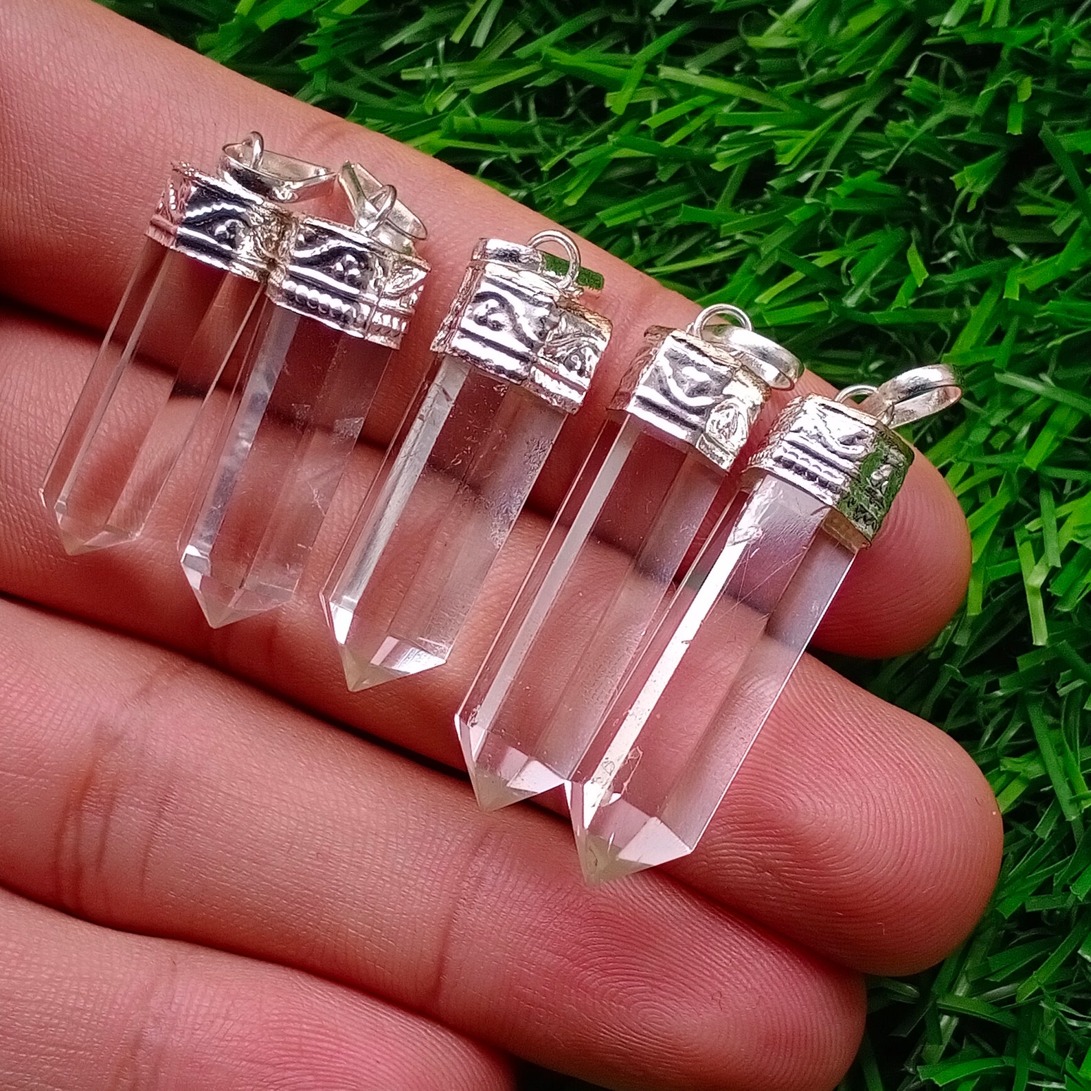 Crystal Pendant Crystal Pencil Natural Crystal Crystal AAA Etsy